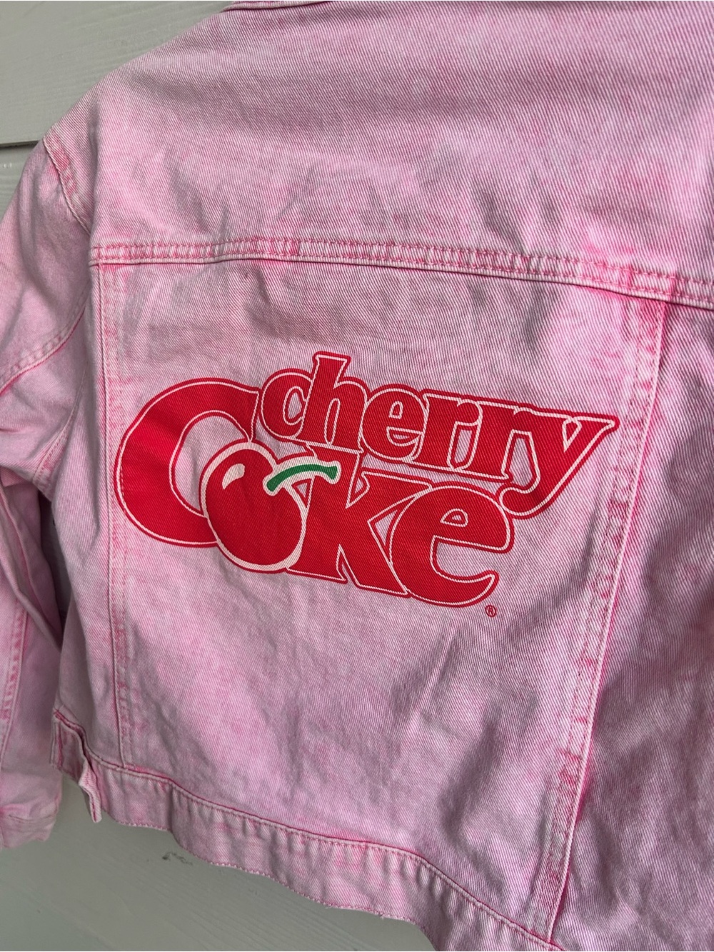 Coca Cola Pink Cherry Coke Denim‎ Jacket for Kids - Picture 9 of 9